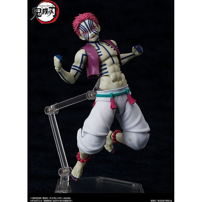 Akaza Figma Actionfigur / Demon Slayer: Kimetsu no Yaiba / FREEing / 15 cm