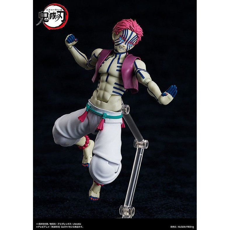 Akaza Figma Actionfigur / Demon Slayer: Kimetsu no Yaiba / FREEing / 15 cm