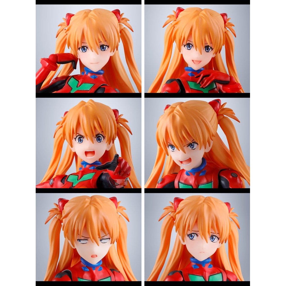 Asuka Shikigami Langley / Neon Genesis Evangelion / S.H. Figuarts Actionfigur / 14 cm