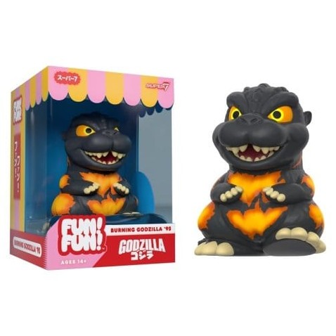 Burning Godzilla Minifigur / Wave 02 / Godzilla / Super7 / ca 10 cm