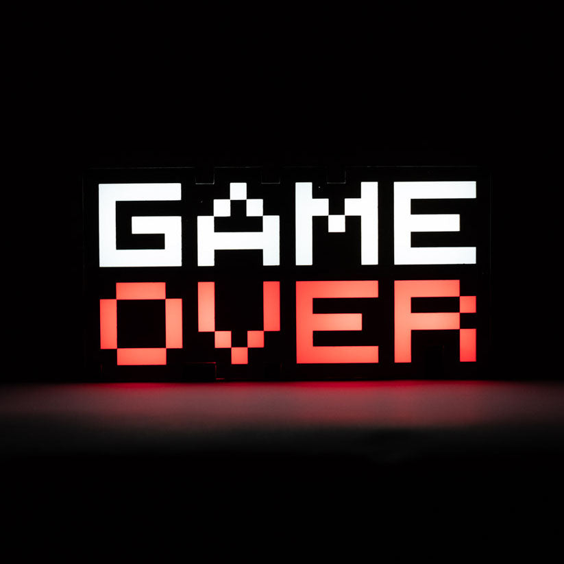 Game Over Leuchte 8-BIT 30 cm