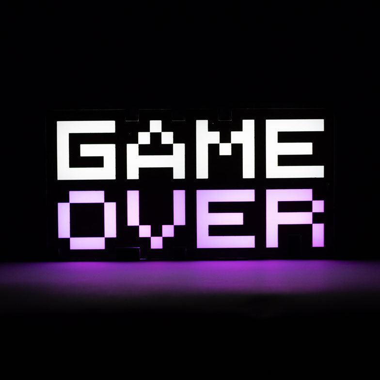 Game Over Leuchte 8-BIT 30 cm