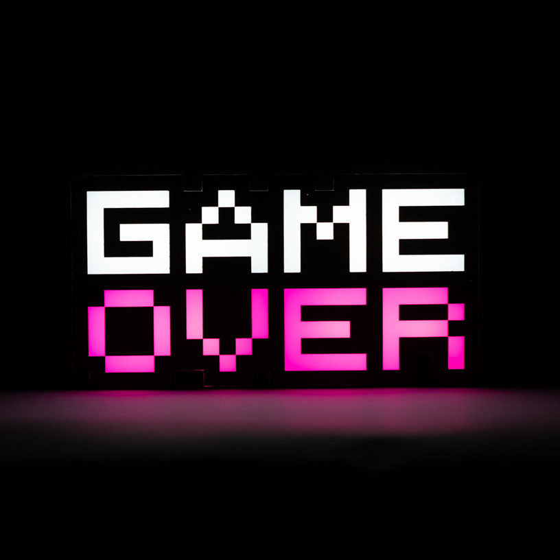 Game Over Leuchte 8-BIT 30 cm