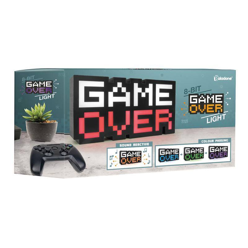 Game Over Leuchte 8-BIT 30 cm