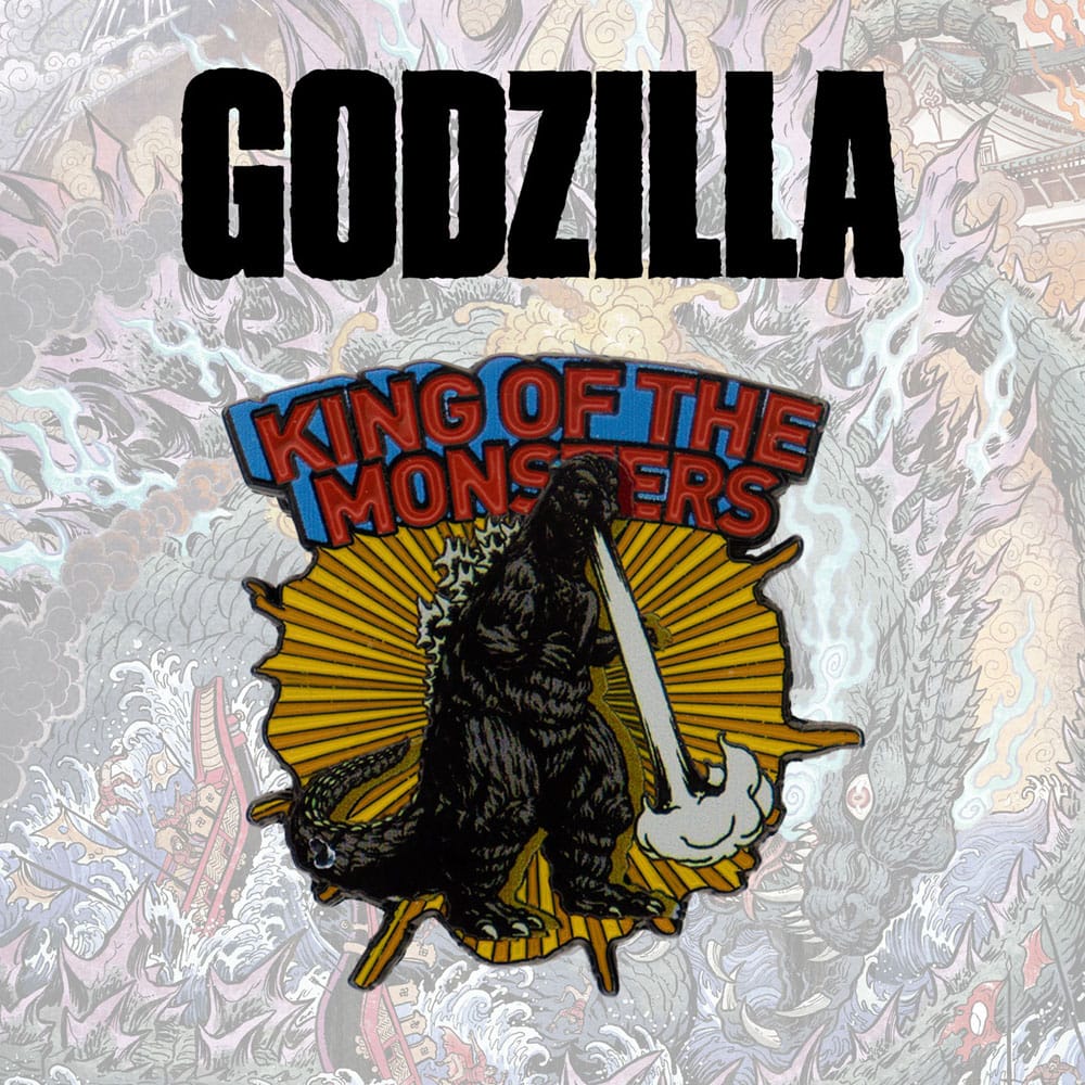 Godzilla 40th Anniversary Ansteck-Pin / Limited Edition / FaNaTtik / 5 x 4 cm
