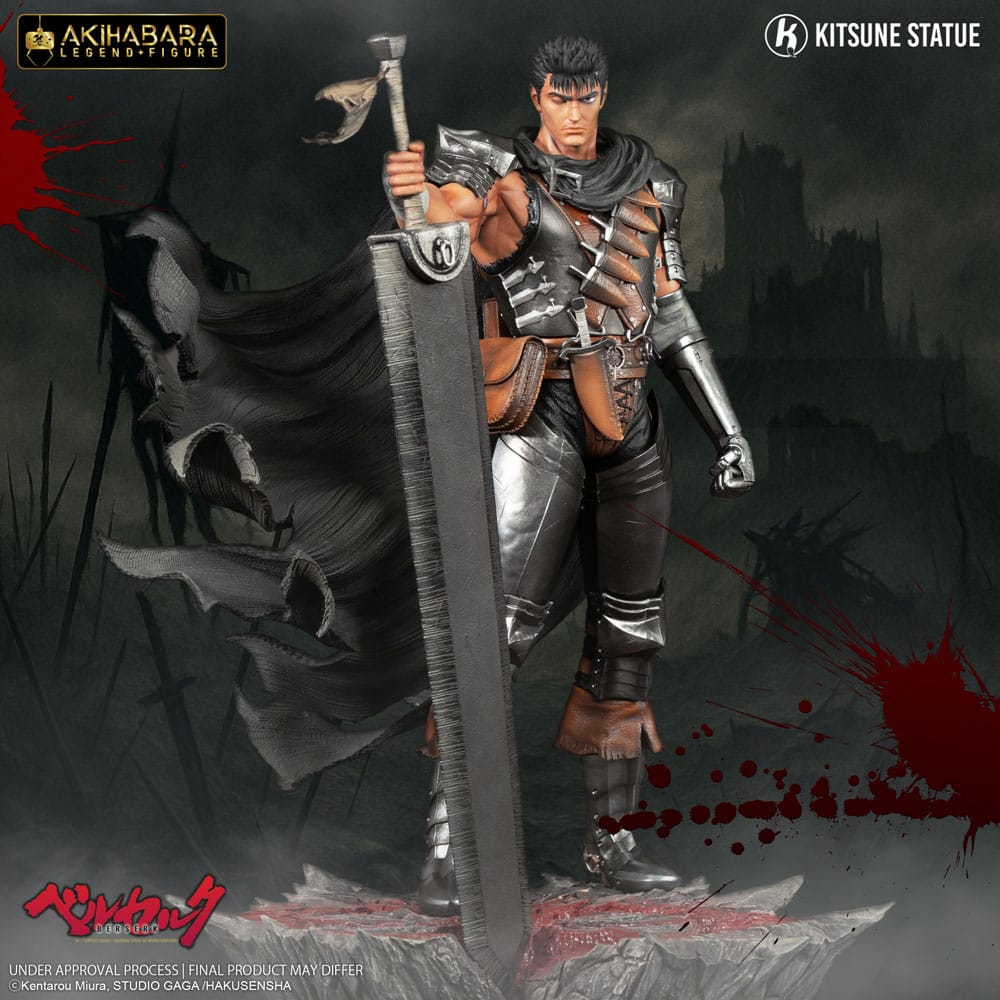 Guts / Berserk Akihabara Legend Figure PVC Statue / Kitsune Statue / 30 cm
