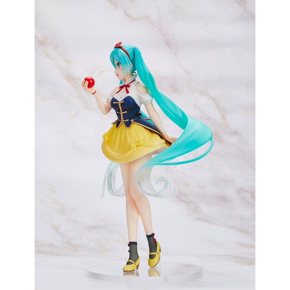 Hatsune Miku Figur / Wonderland Snow White Version / Taito / 18 cm