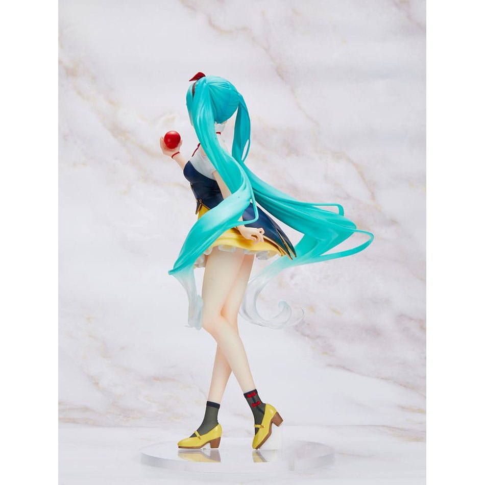 Hatsune Miku Figur / Wonderland Snow White Version / Taito / 18 cm