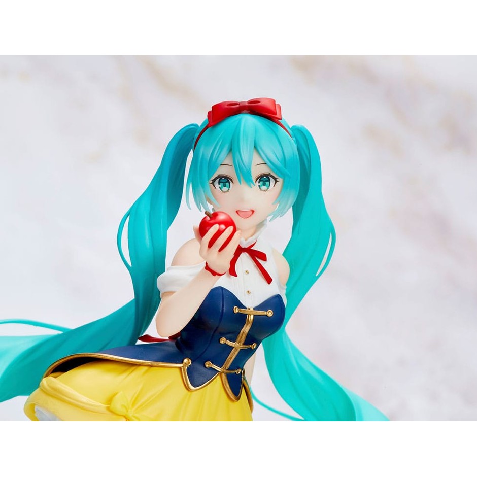 Hatsune Miku Figur / Wonderland Snow White Version / Taito / 18 cm