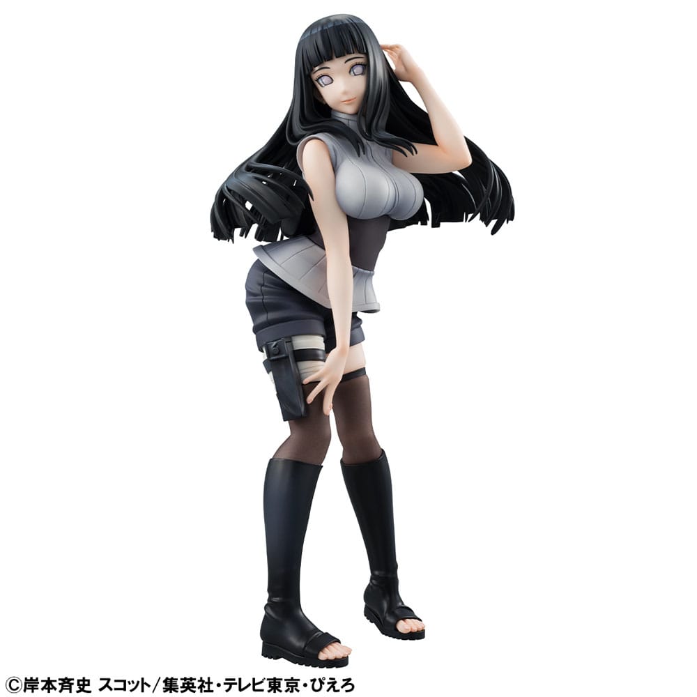 Hinata Hyuga PVC Statue / Naruto / Megahouse Gals / 21 cm