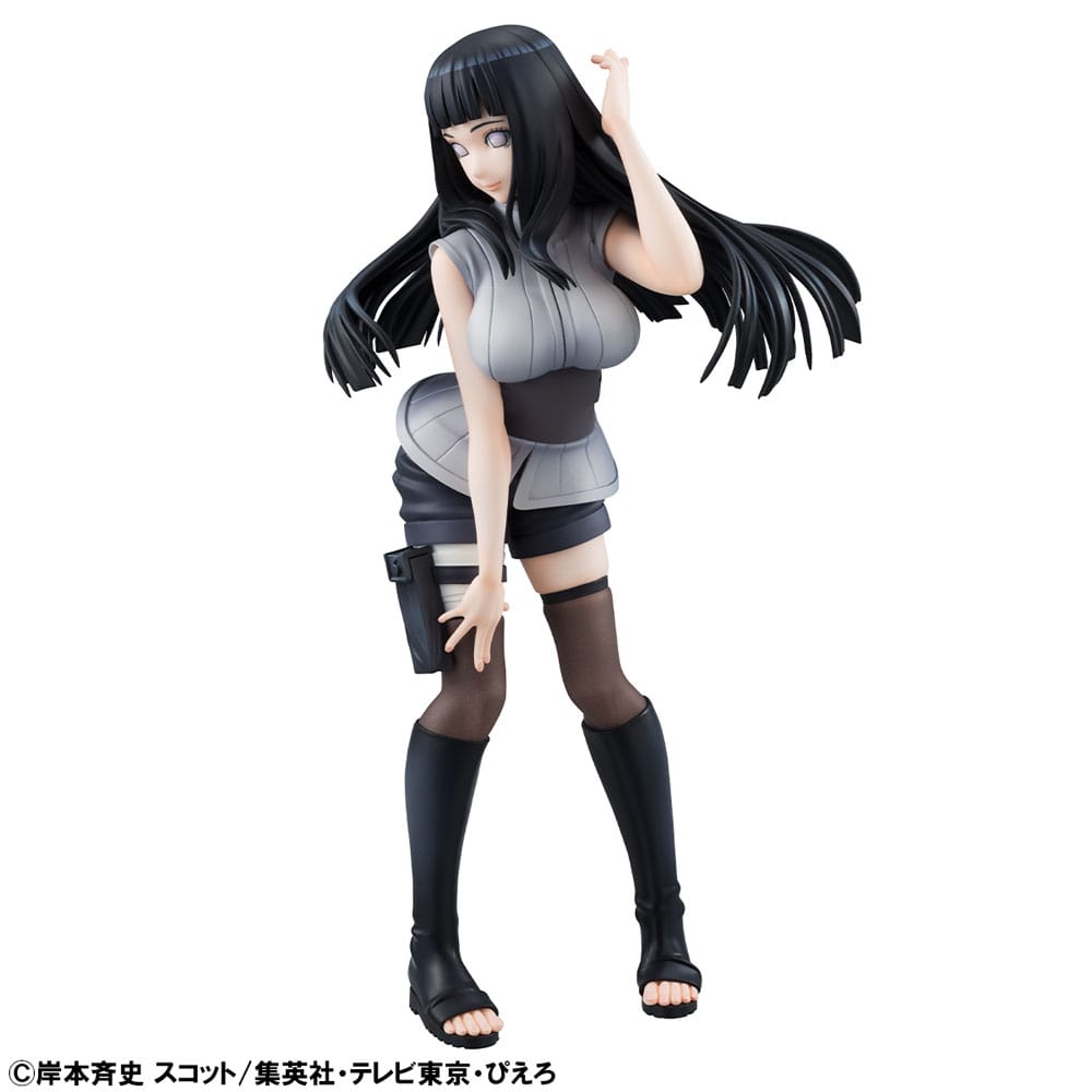 Hinata Hyuga PVC Statue / Naruto / Megahouse Gals / 21 cm