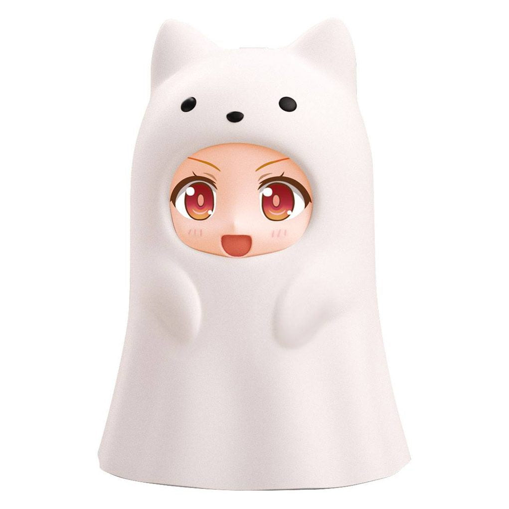Kigurumi Face Parts Case Ghost Cat White Nendoroid More Zubehör-Set / Good Smile Company / 10 cm