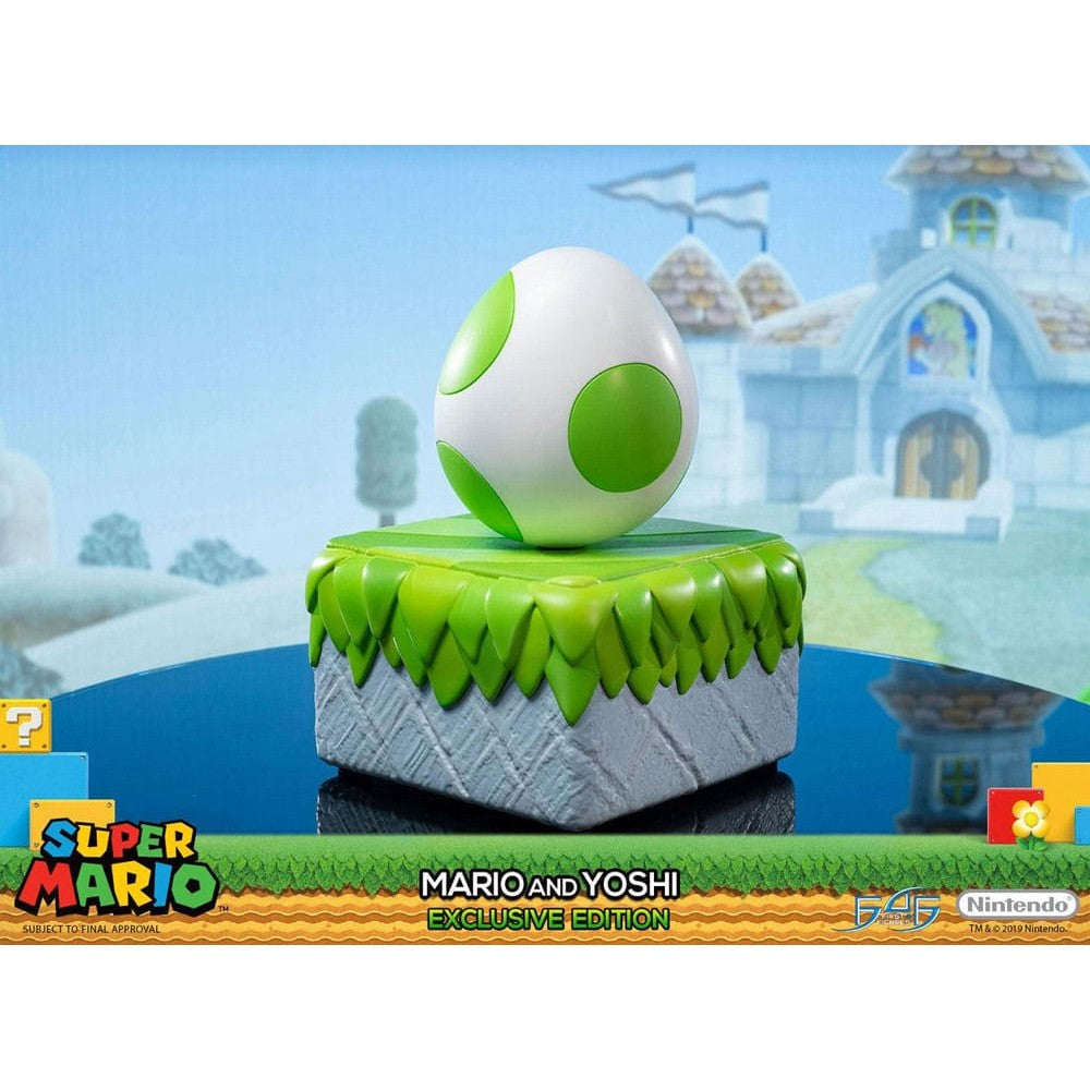 Mario & Yoshi Exclusive Statue / Super Mario / First 4 Figures / 48 cm