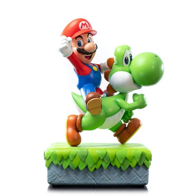 Mario & Yoshi Exclusive Statue / Super Mario / First 4 Figures / 48 cm