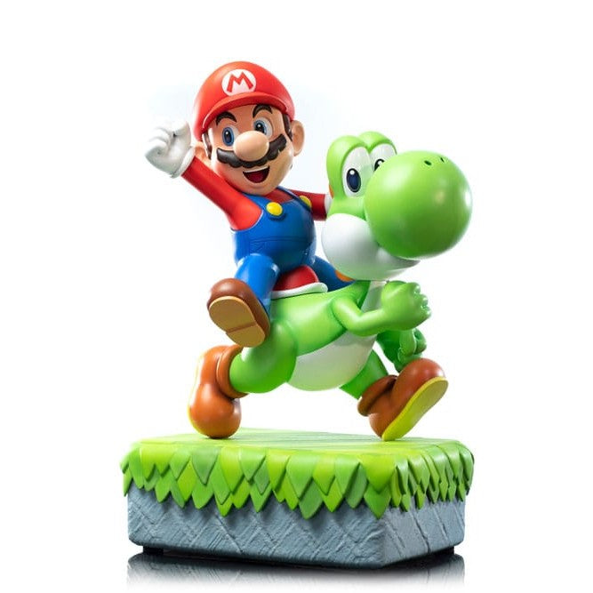 Mario & Yoshi Exclusive Statue / Super Mario / First 4 Figures / 48 cm