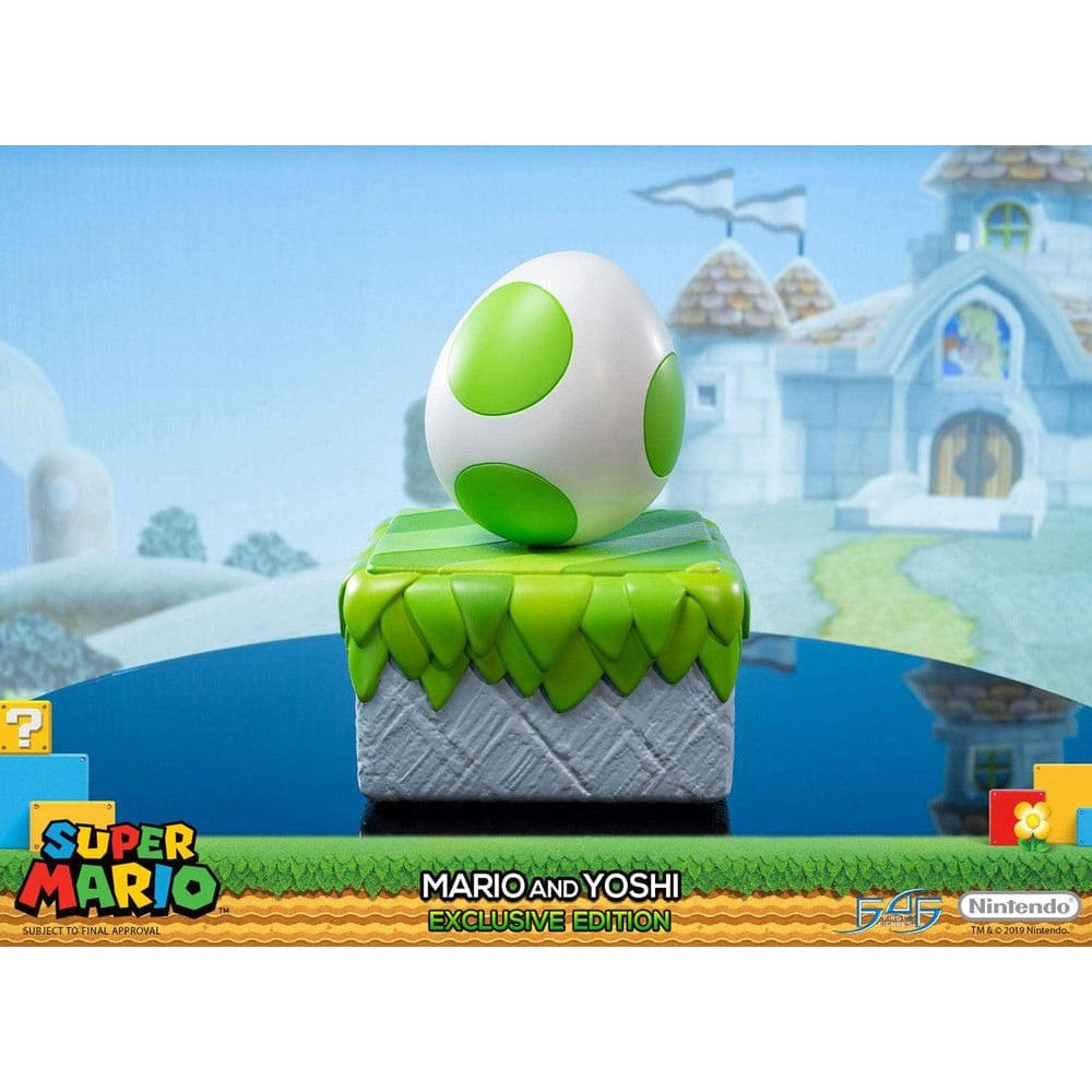 Mario & Yoshi Exclusive Statue / Super Mario / First 4 Figures / 48 cm