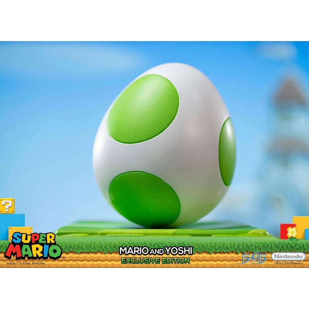 Mario & Yoshi Exclusive Statue / Super Mario / First 4 Figures / 48 cm
