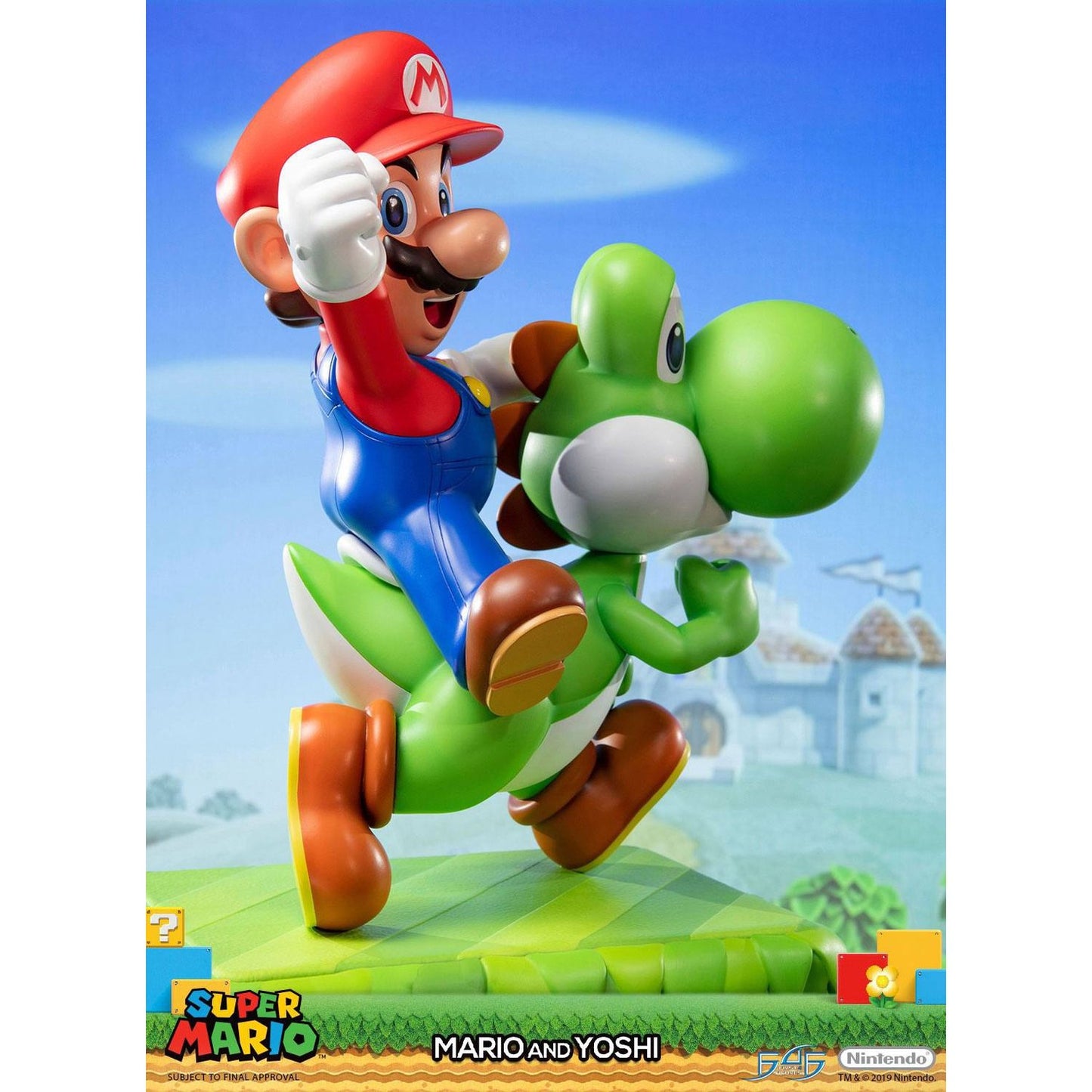 Mario & Yoshi Statue / Super Mario / First 4 Figures / 48 cm