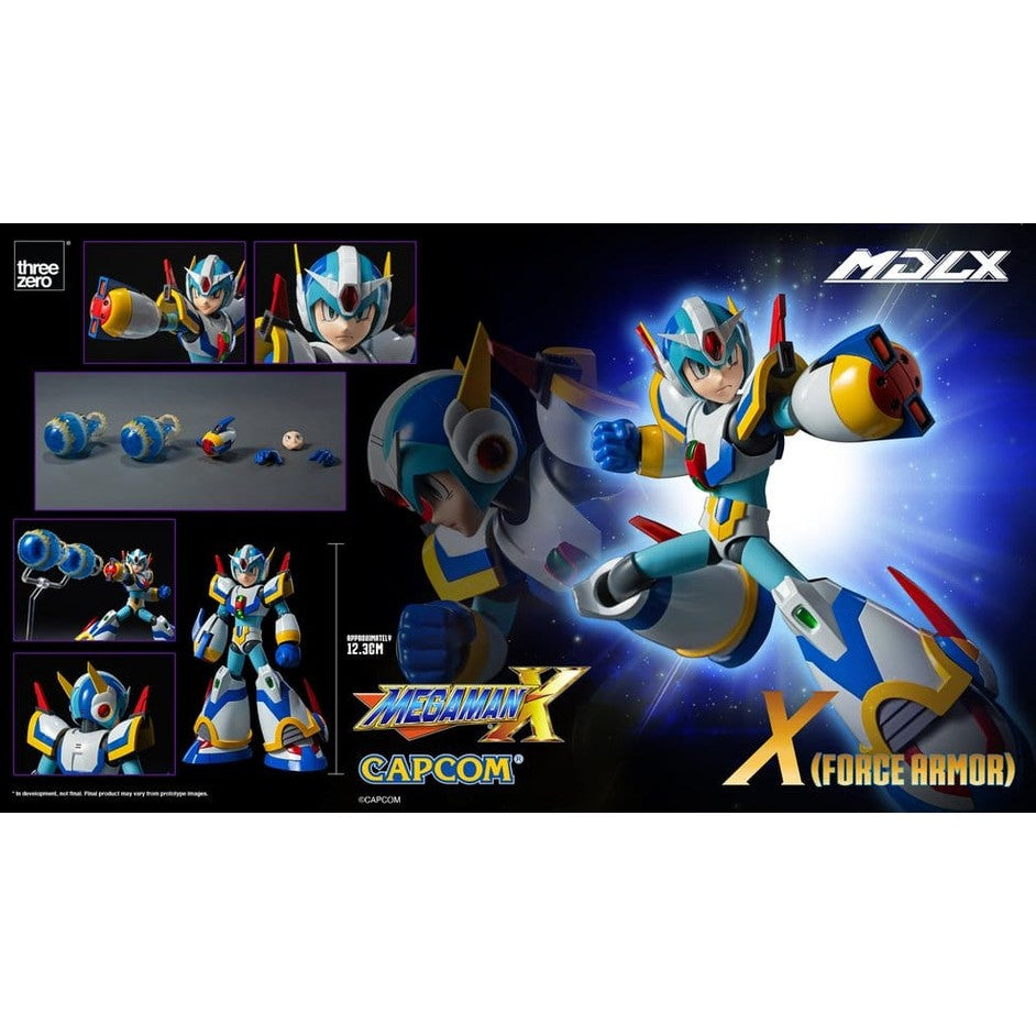 Mega Man X MDLX Actionfigur / Force Armor / Mega Man X / ThreeZero / 12 cm