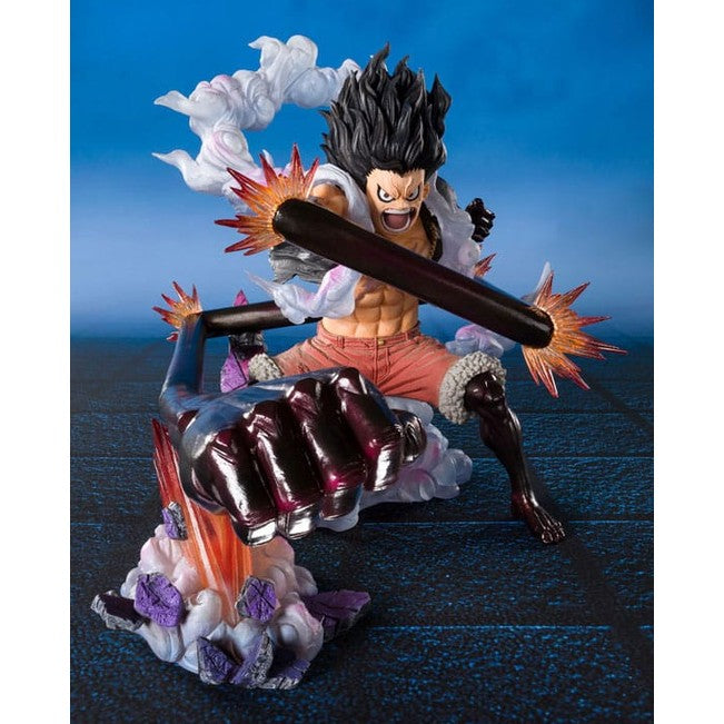 Monkey D. Luffy Gear 4 Snake Man King Cobra FiguartsZERO Extra Battle PVC Statue / One Piece / Tamashii Nations / 21 cm