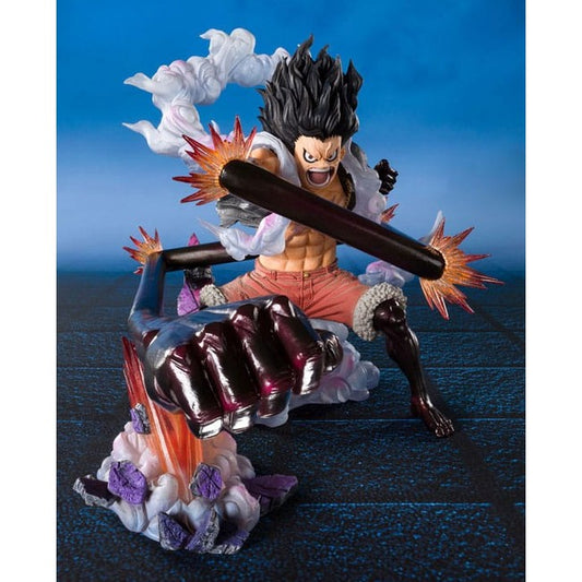 Monkey D. Luffy Gear 4 Snake Man King Cobra FiguartsZERO Extra Battle PVC Statue / One Piece / Tamashii Nations / 21 cm