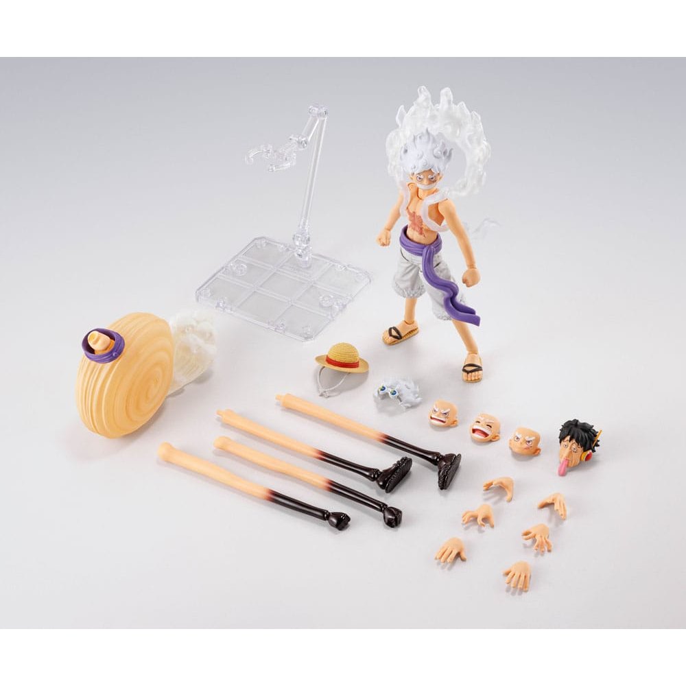 Monkey D. Ruffy / Gear 5 -Future Island Egghead- / S.H. Figuarts Actionfigur / 15 cm