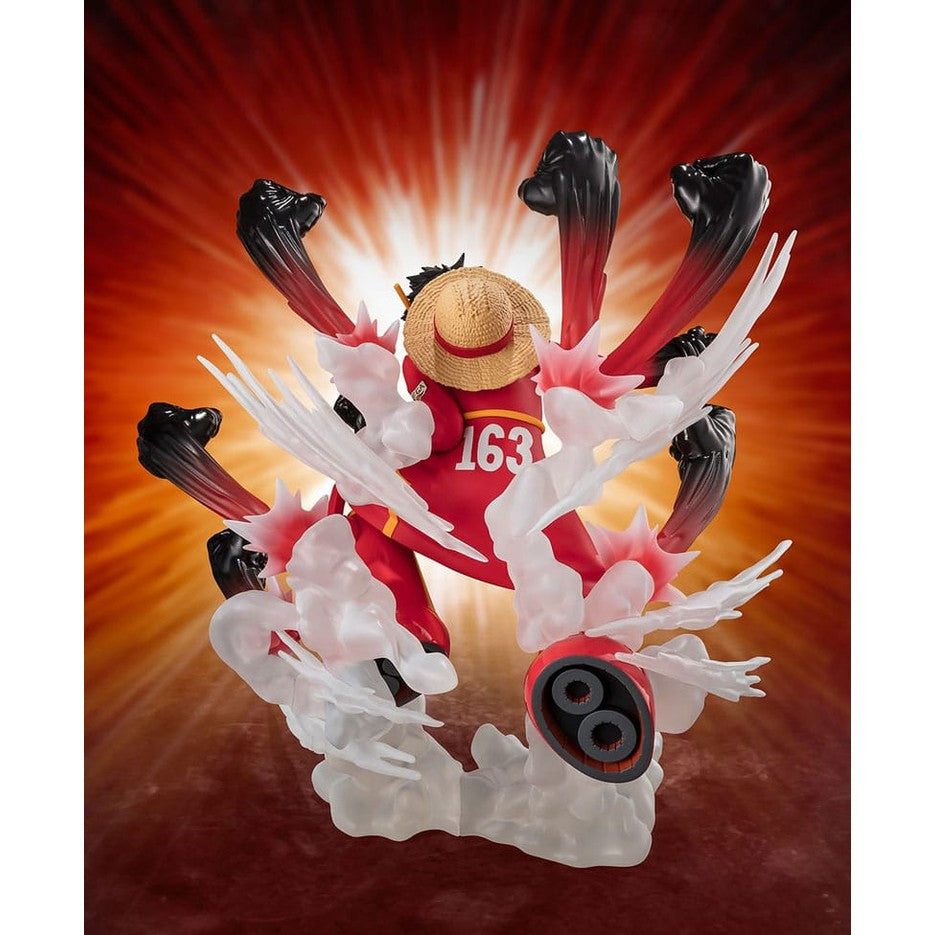 Monkey D. Ruffy - Gum Gum Hawk Gatling - FiguartsZERO Statue / Tamashii Nations / 19 cm