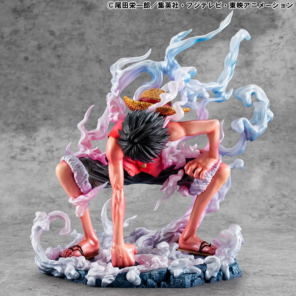 Monkey D. Ruffy PVC Statue / Gear 2 Limited Edition / One Piece / Megahouse P.O.P. / 19 cm