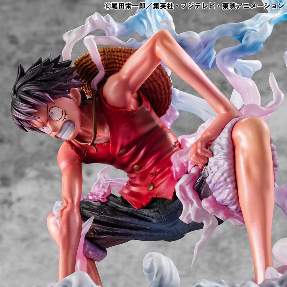Monkey D. Ruffy PVC Statue / Gear 2 Limited Edition / One Piece / Megahouse P.O.P. / 19 cm