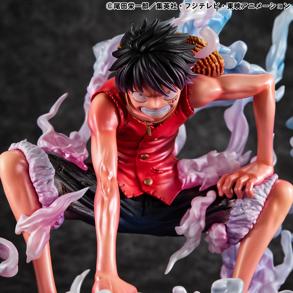 Monkey D. Ruffy PVC Statue / Gear 2 Limited Edition / One Piece / Megahouse P.O.P. / 19 cm