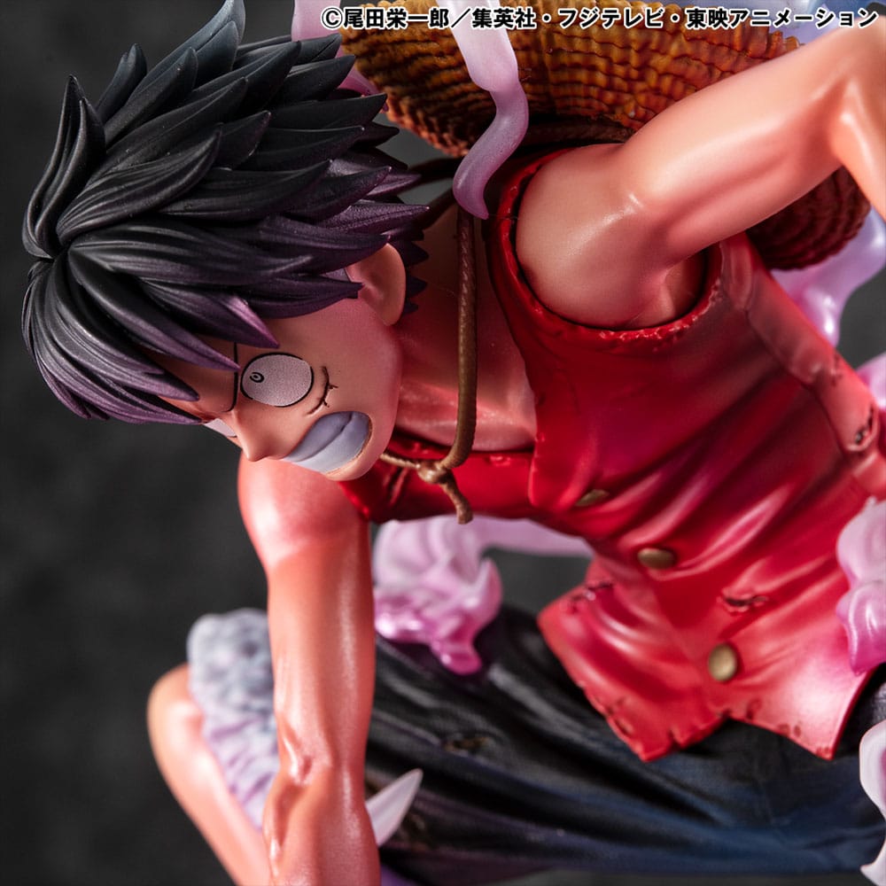 Monkey D. Ruffy PVC Statue / Gear 2 Limited Edition / One Piece / Megahouse P.O.P. / 19 cm