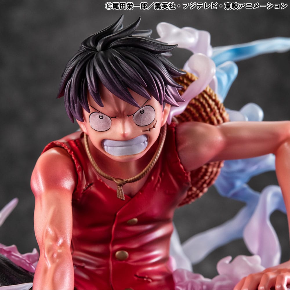 Monkey D. Ruffy PVC Statue / Gear 2 Limited Edition / One Piece / Megahouse P.O.P. / 19 cm