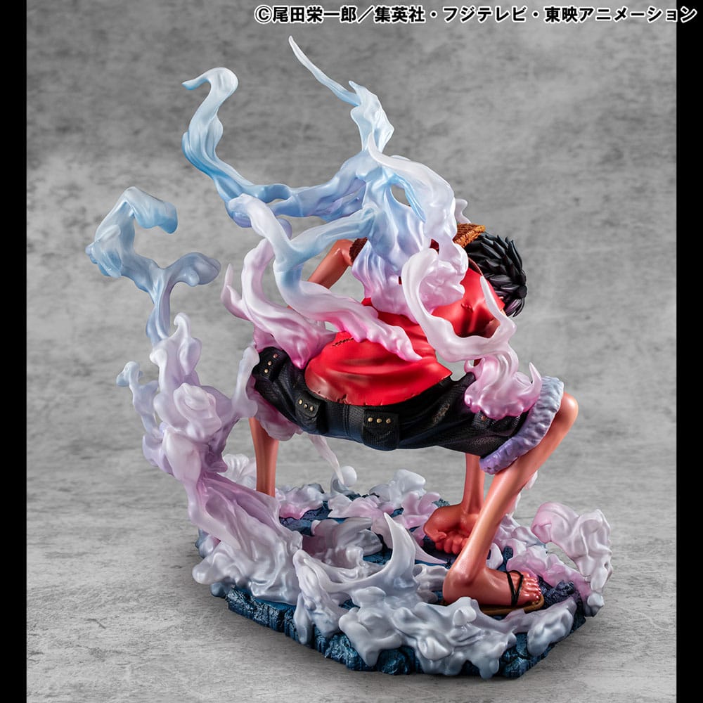 Monkey D. Ruffy PVC Statue / Gear 2 Limited Edition / One Piece / Megahouse P.O.P. / 19 cm