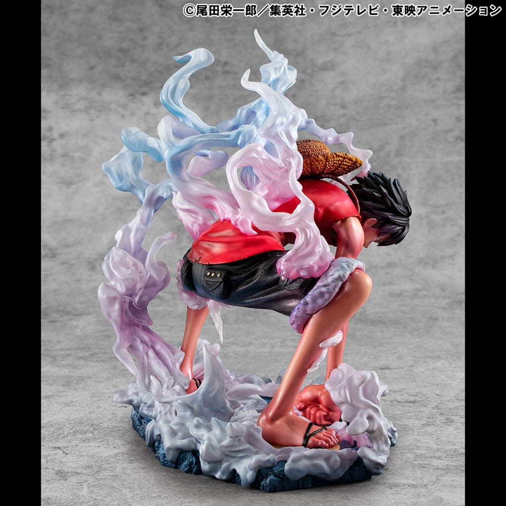 Monkey D. Ruffy PVC Statue / Gear 2 Limited Edition / One Piece / Megahouse P.O.P. / 19 cm