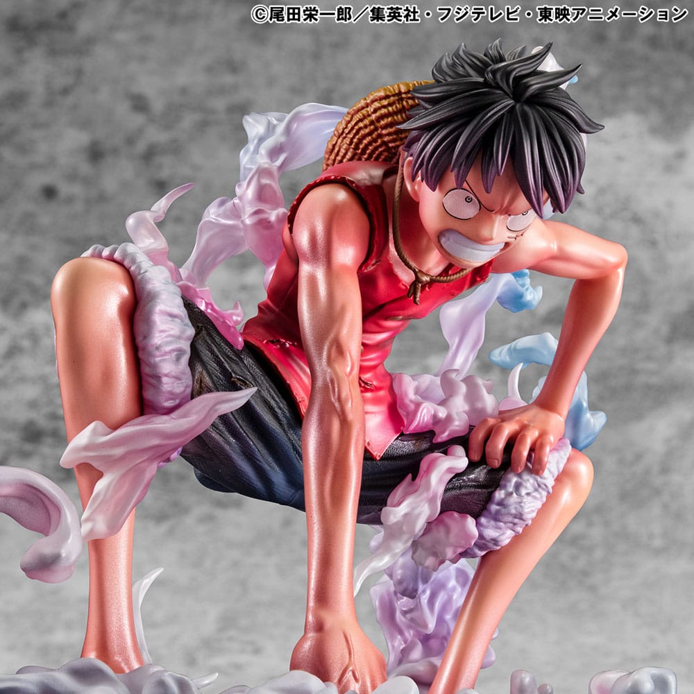 Monkey D. Ruffy PVC Statue / Gear 2 Limited Edition / One Piece / Megahouse P.O.P. / 19 cm