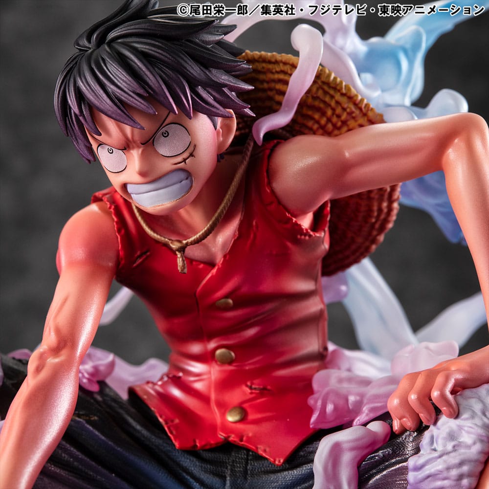 Monkey D. Ruffy PVC Statue / Gear 2 Limited Edition / One Piece / Megahouse P.O.P. / 19 cm