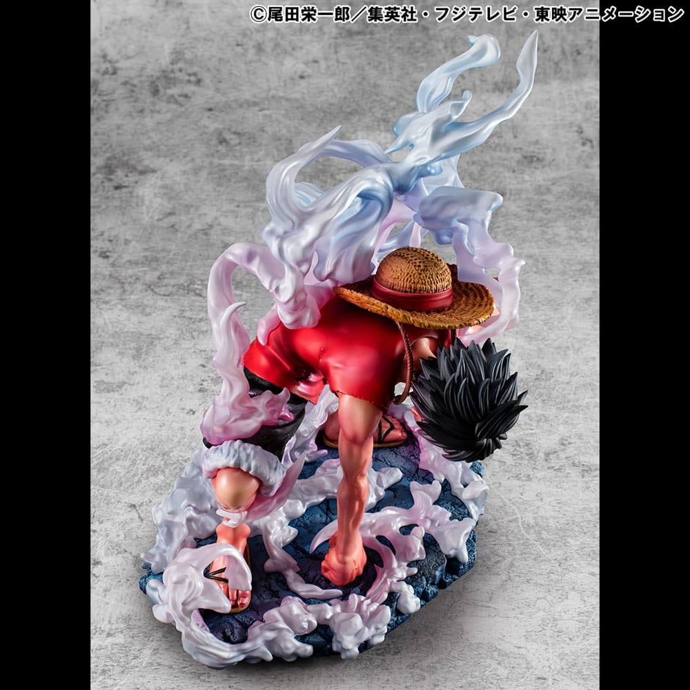 Monkey D. Ruffy PVC Statue / Gear 2 Limited Edition / One Piece / Megahouse P.O.P. / 19 cm