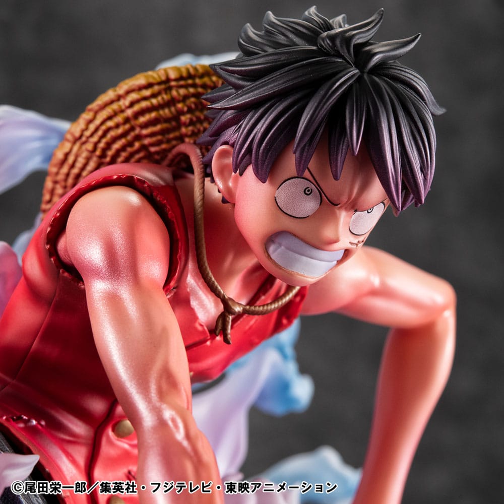 Monkey D. Ruffy PVC Statue / Gear 2 Limited Edition / One Piece / Megahouse P.O.P. / 19 cm