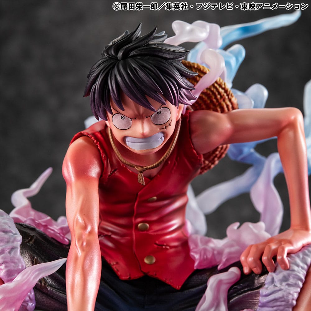 Monkey D. Ruffy PVC Statue / Gear 2 Limited Edition / One Piece / Megahouse P.O.P. / 19 cm