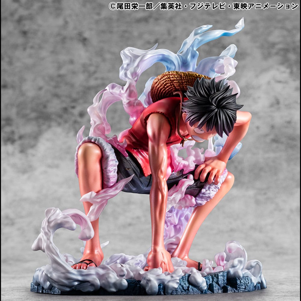 Monkey D. Ruffy PVC Statue / Gear 2 Limited Edition / One Piece / Megahouse P.O.P. / 19 cm