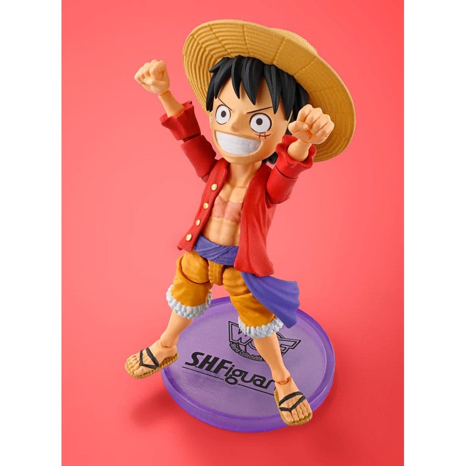 Monkey D. Ruffy / S.H. Figuarts Actionfigur / 8 cm