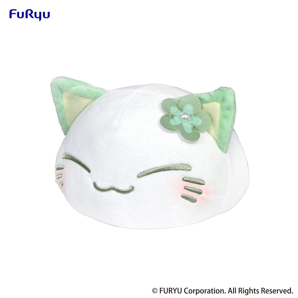 Nemuneko Cat Green / Plüsch 18 cm