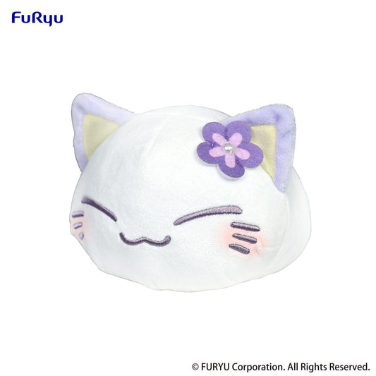 Nemuneko Cat Purple / Plüsch 18 cm