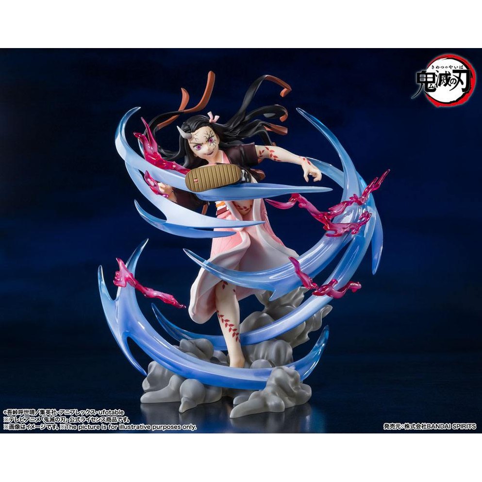 Nezuko Kamado FiguartsZERO Statue / Demon Form Advancing Version / Tamashii Nations / 20 cm
