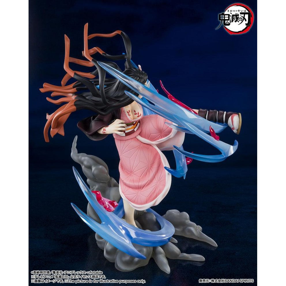 Nezuko Kamado FiguartsZERO Statue / Demon Form Advancing Version / Tamashii Nations / 20 cm
