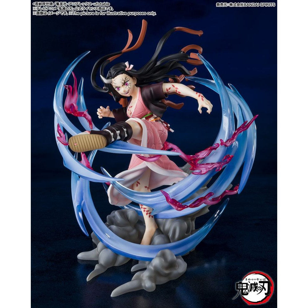 Nezuko Kamado FiguartsZERO Statue / Demon Form Advancing Version / Tamashii Nations / 20 cm