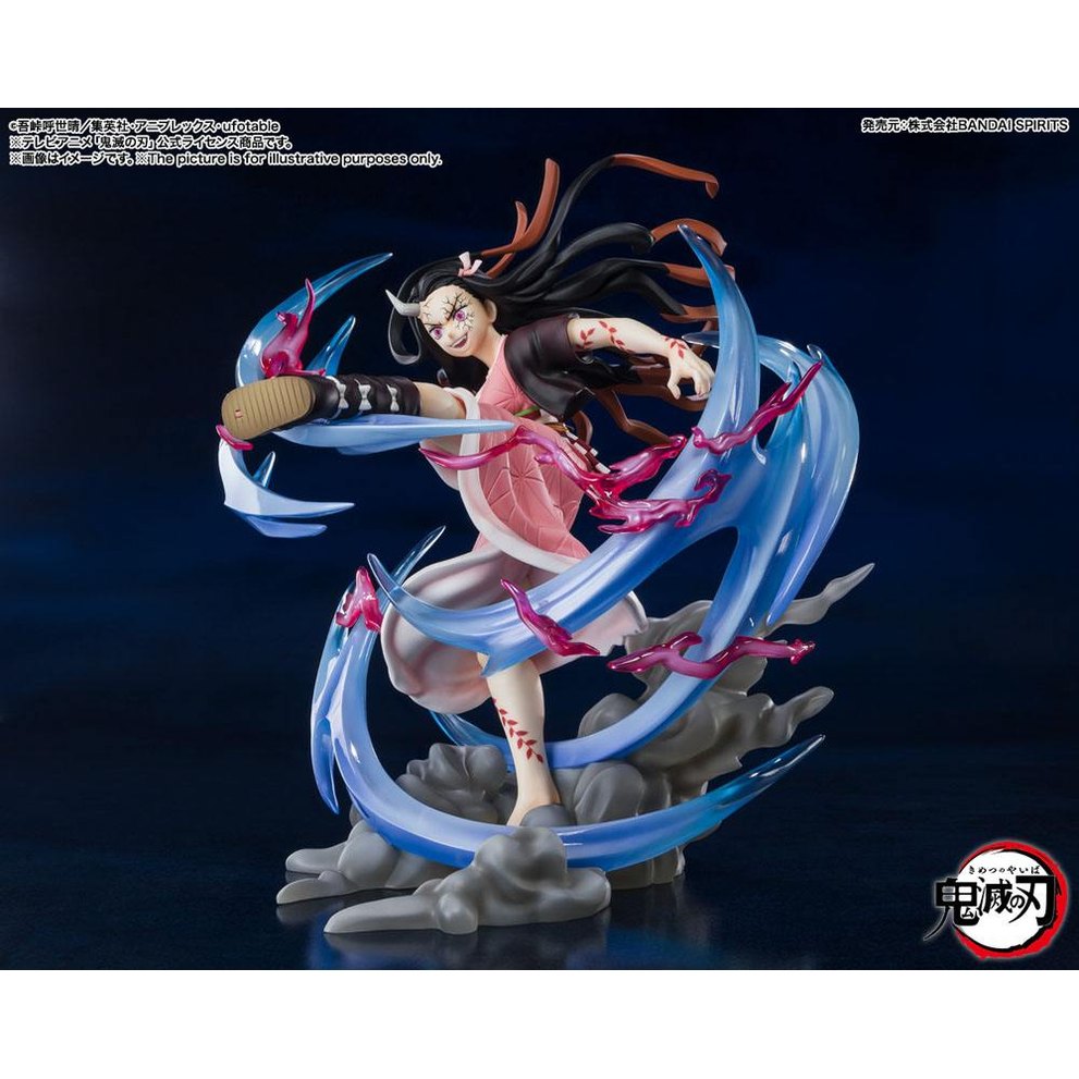 Nezuko Kamado FiguartsZERO Statue / Demon Form Advancing Version / Tamashii Nations / 20 cm