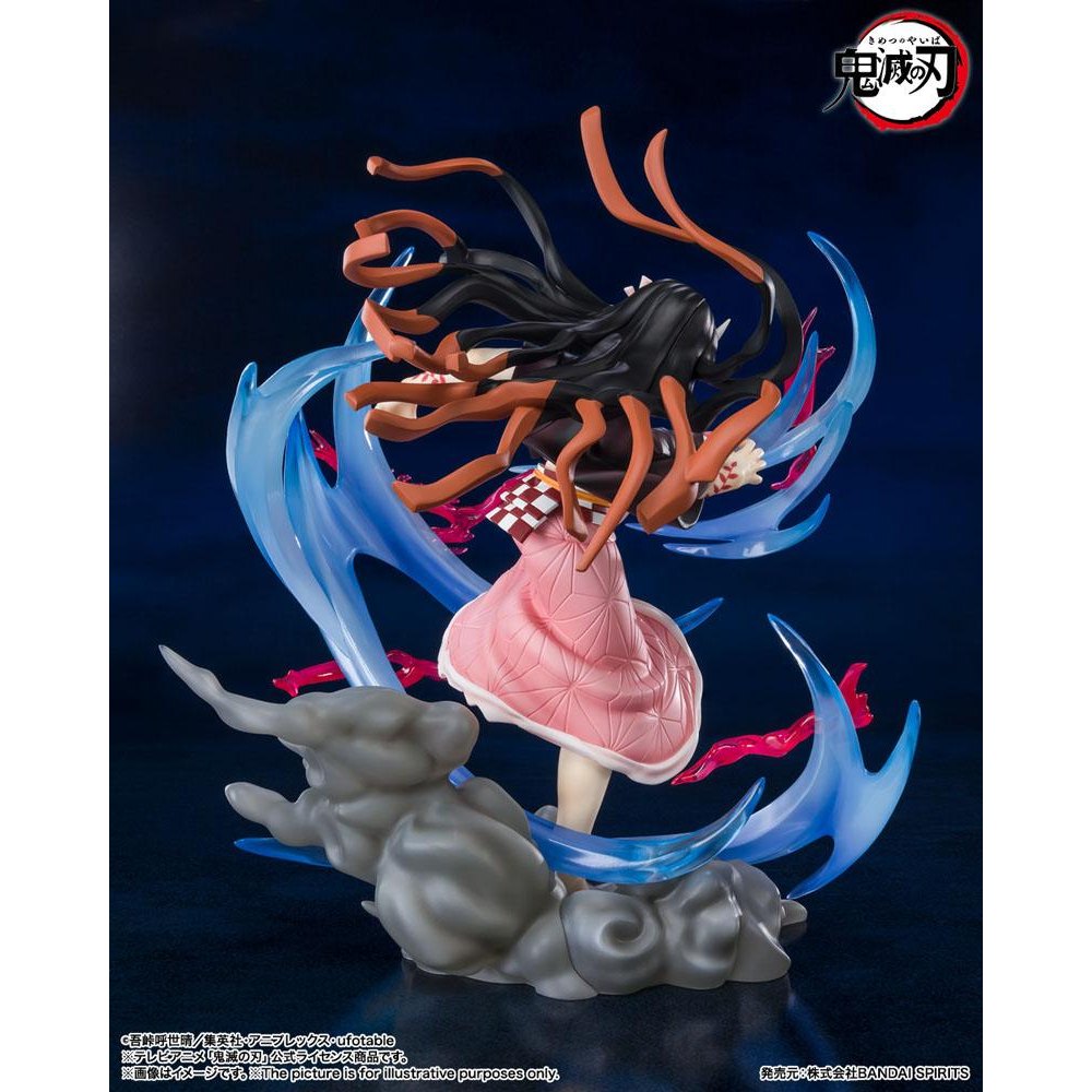 Nezuko Kamado FiguartsZERO Statue / Demon Form Advancing Version / Tamashii Nations / 20 cm