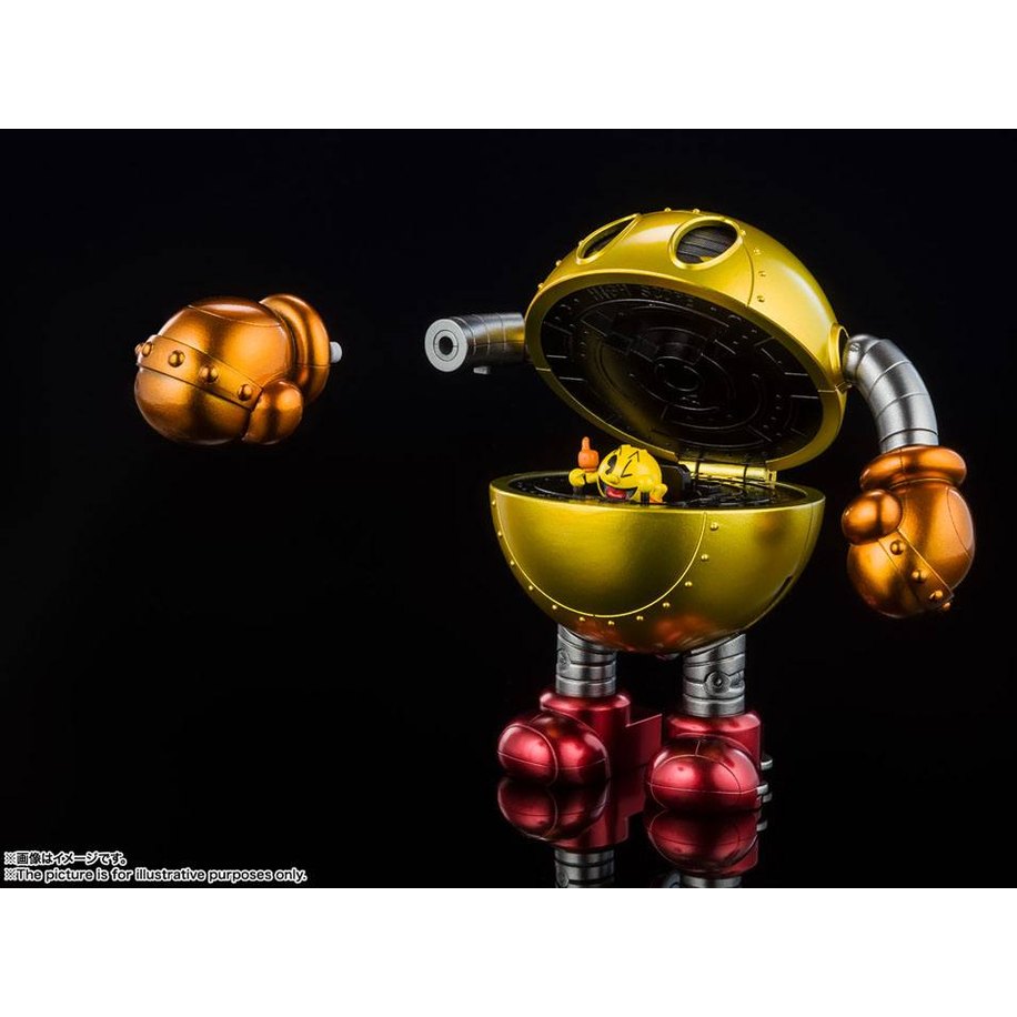 Pac-Man Chogokin Diecast Modell, 11 cm