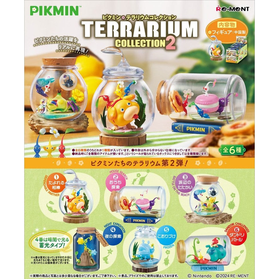 Pikmin Minifigur / Terrarium Collection 2 / Blind Box / Re-Ment / 6 cm